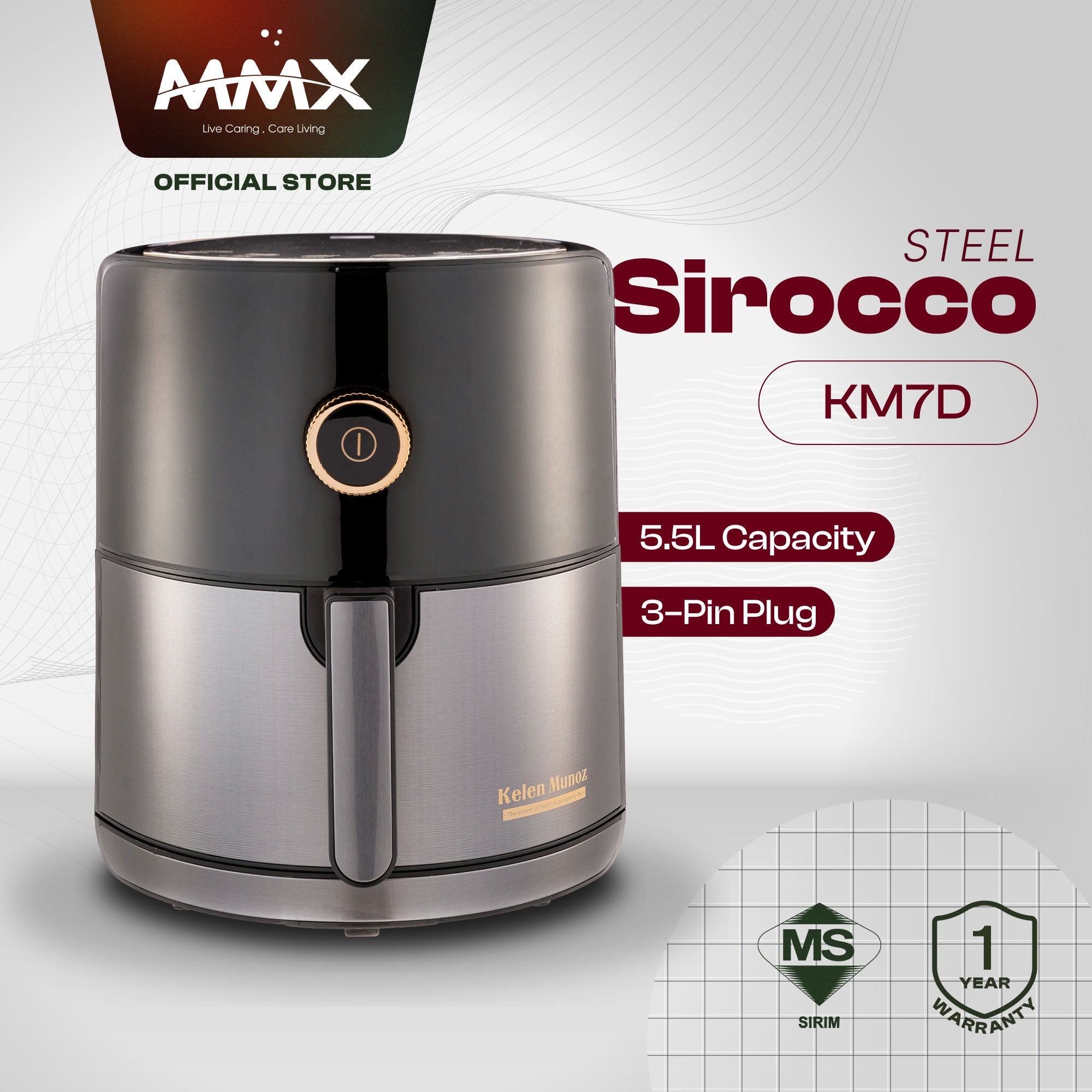 Kelen munoz air fryer new arrivals made in which country