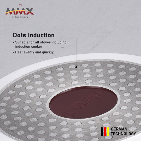 MMX Moroccan Tagine Pot - Cast Aluminium with Black Marble Non-Stick Coating