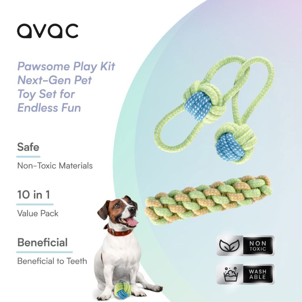 Avac PawsomePlay Kit: Next-Gen Pet Chew Toy Set for Endless Fun