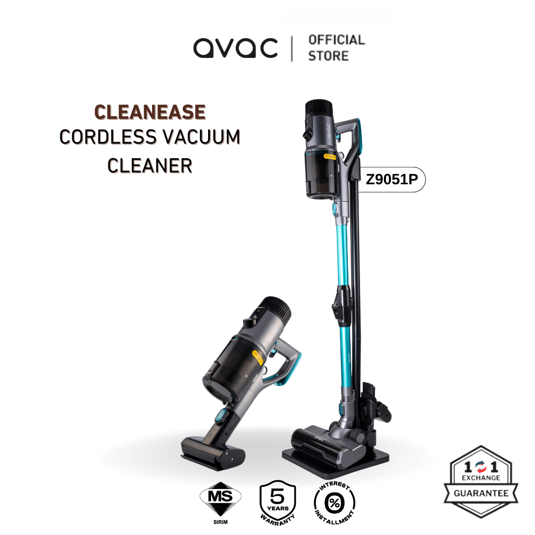 Avac CleanEase 2in1 Cordless Vacuum Cleaner | The Ultimate 38Kpa Sucti ...