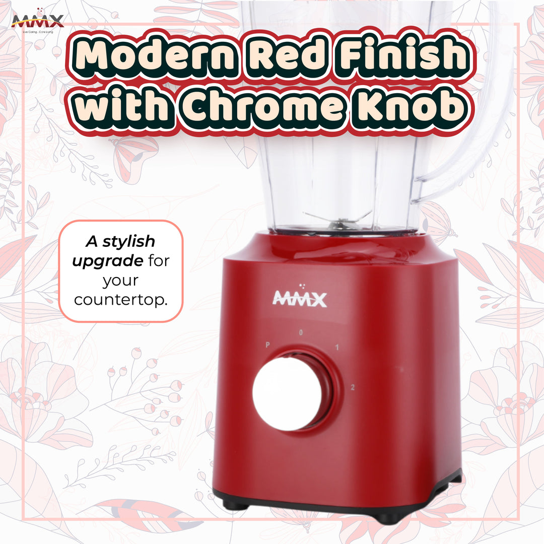 MMX PowerBlend 1.5L Duo-Jar 500W Table Blender with Grinder (BLT7022)