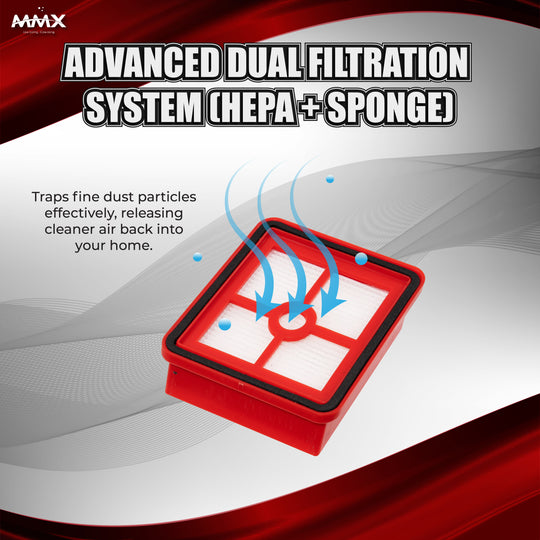 MMX WetDry Xpert (A328B): 2-in-1 Corded Wet & Dry Floor Washer with Dual Brush Heads