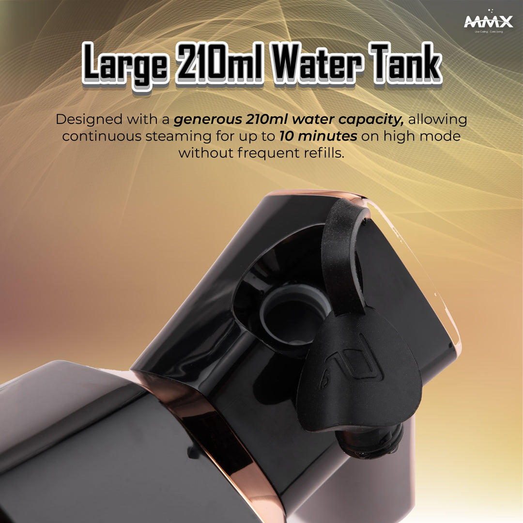 [Anti-Burn] MMX SteamX Pro Steam Iron (HX701): 1800W High-Power, Digital Pro-Grade Steam Control