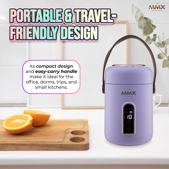 MMX PocketChef 900ml (SY500) - Portable Compact Stew Pot and Multi-function Rice Cooker