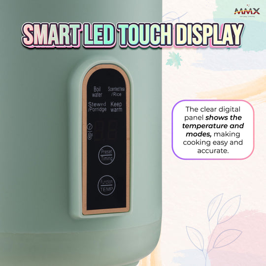 MMX PocketChef 900ml (SY500) - Portable Compact Stew Pot and Multi-function Rice Cooker