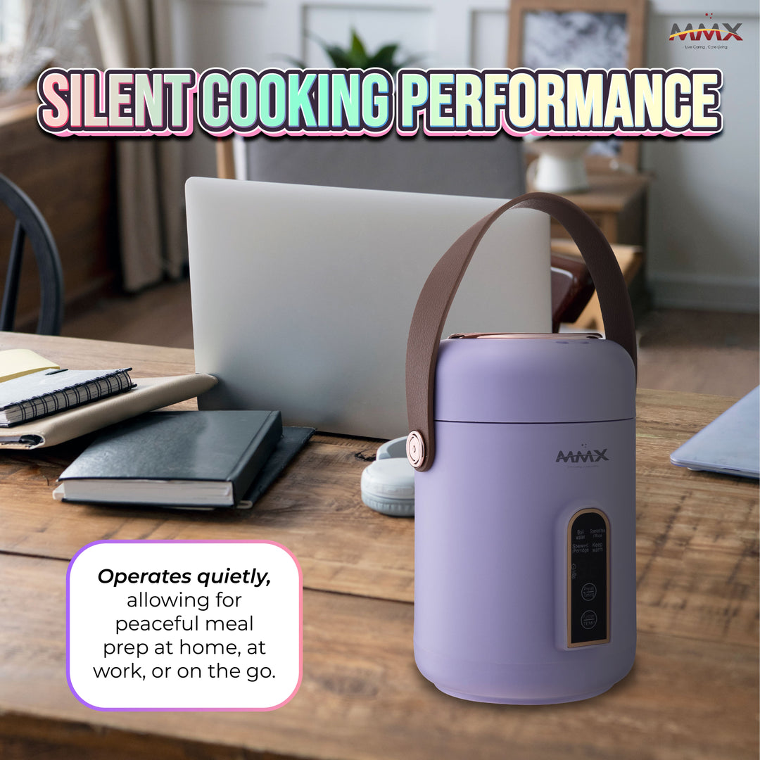 MMX PocketChef 900ml (SY500) - Portable Compact Stew Pot and Multi-function Rice Cooker