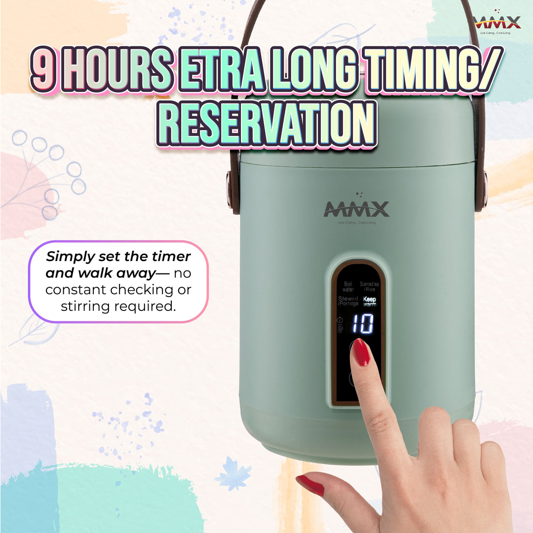 MMX PocketChef 900ml (SY500) - Portable Compact Stew Pot and Multi-function Rice Cooker