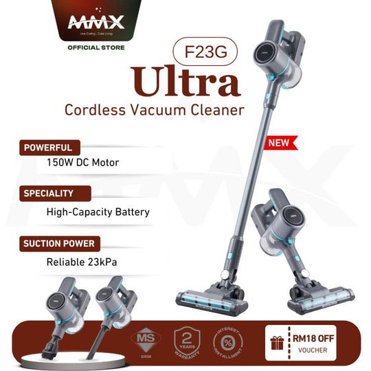 MMX UltraVac F23G Cordless Vacuum Cleaner | 23Kpa Suction Power