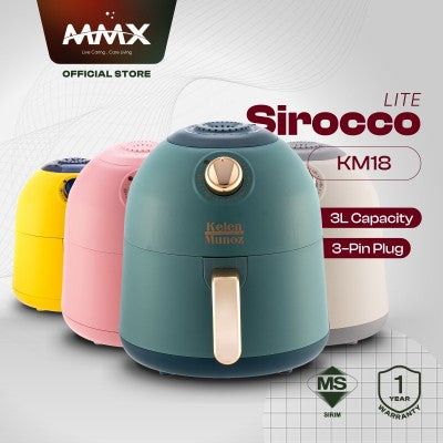 [Display Clearance] MMX Kelen Munoz K18 Sirocco Lite Petite Cook Easy Green Air Fryer XL