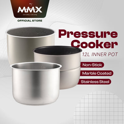 Ewant Pressure Cooker 12L Inner Pot Accessory | Non-Stick / Stainless Steel / Marble Coating