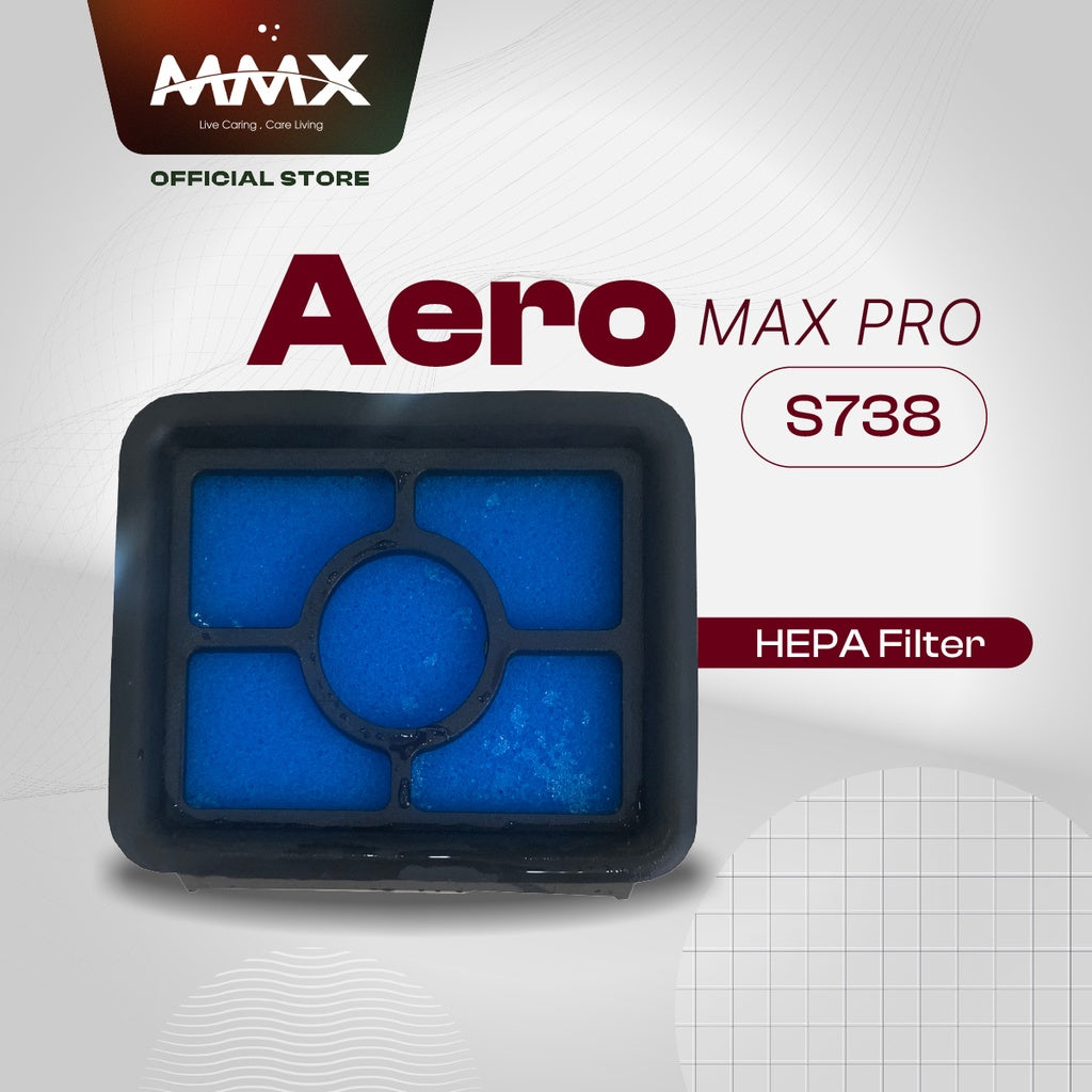 Aero Max Pro S738 Cordless Floor Washer Accessory | Roller Brush / HEPA Filter