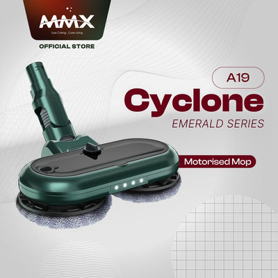 Cyclone Emerald Series A19 Vacuum Cleaner Accessories | Motorised Mop / Battery / Dust Mite Brush