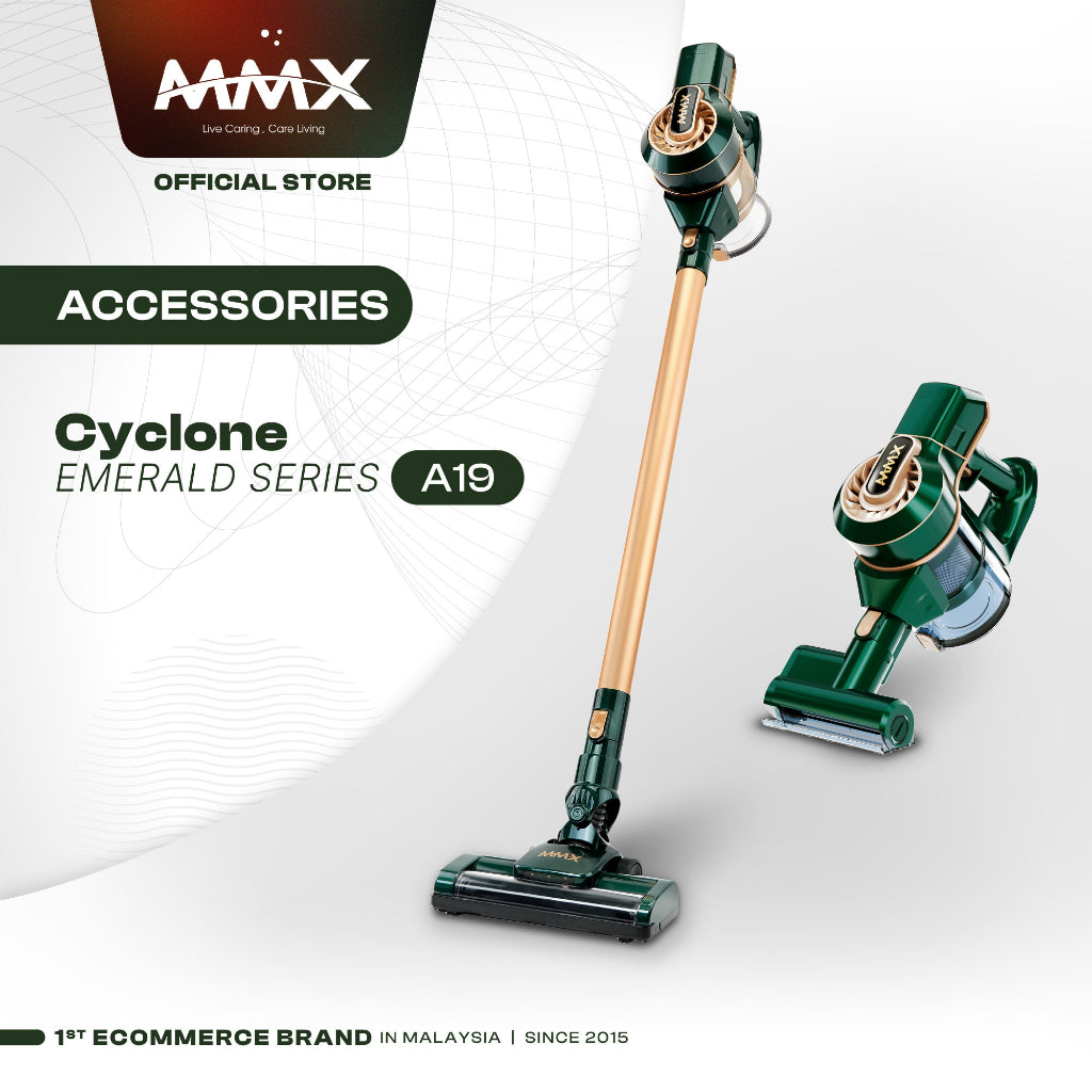 Cyclone Emerald Series A19 Vacuum Cleaner Accessories | Motorised Mop / Battery / Dust Mite Brush