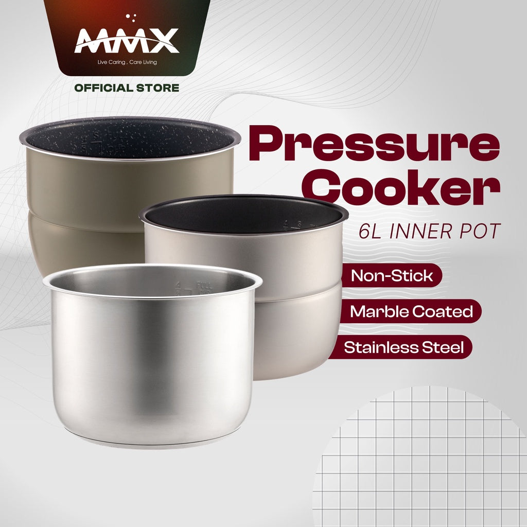 Ewant Pressure Cooker 6L Inner Pot Accessory | Non-Stick / Stainless Steel / Marble Coating