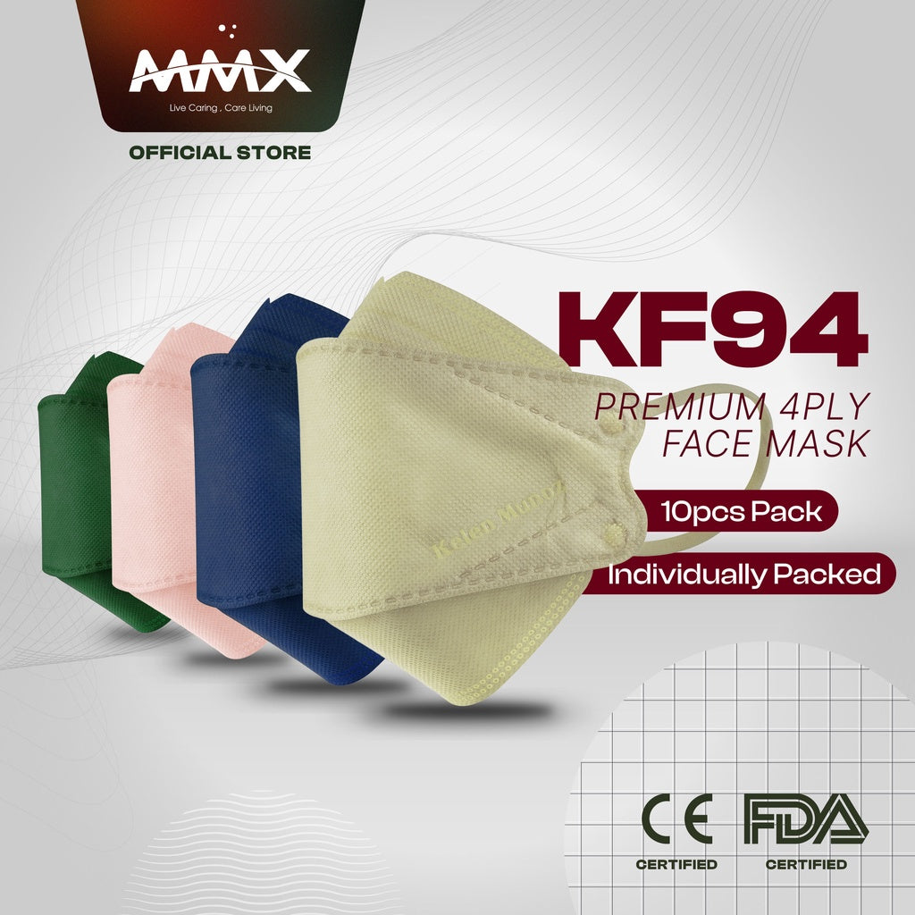 Kelen Munoz Medical KF94 Premium 4 ply Protective Face Mask