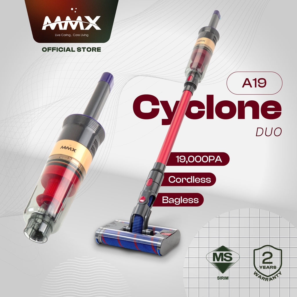 Cyclone Duo A19 Omnidirectional Double Brush Cordless Vacuum Cleaner