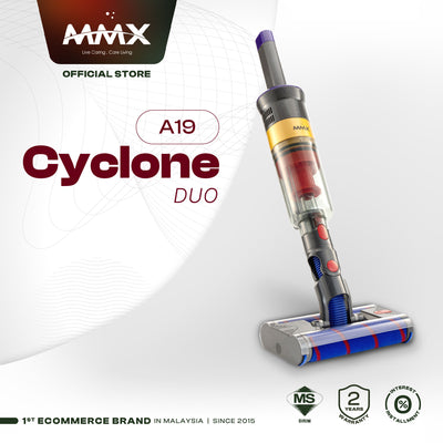 Cyclone Duo A19 Omnidirectional Double Brush Cordless Vacuum Cleaner