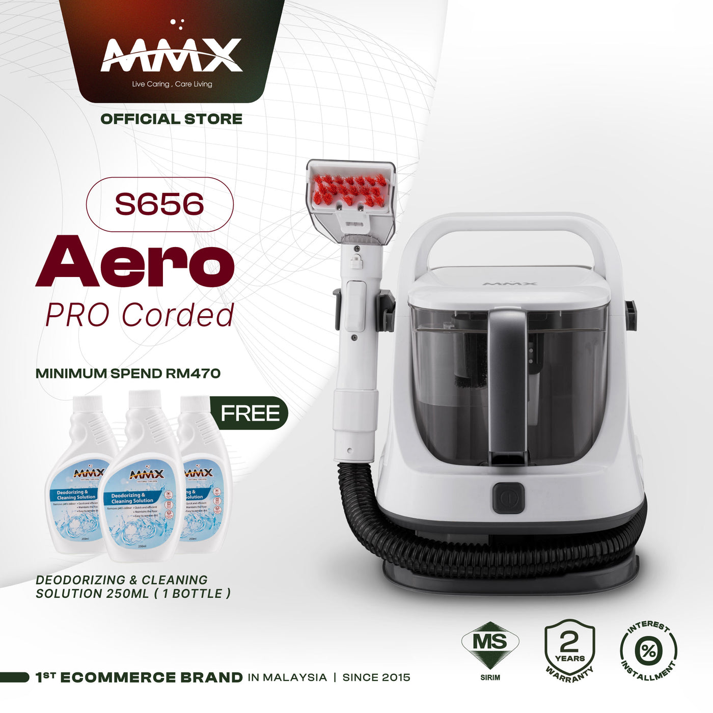 [NEW] Aero Pro Corded S656 Fabric & Upholstery Spot Cleaner