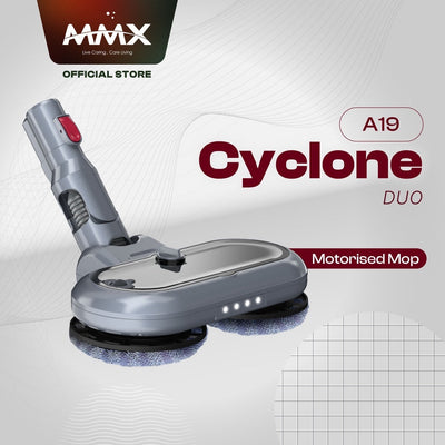 Cyclone Duo A19 Omnidirectional Double Brush Cordless Vacuum Cleaner Accessories | Motorised Mop / Dust Mite Brush / Mop Pad / HEPA Filter