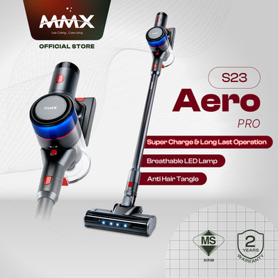 MMX Cyclone Plus A23 & Aero Pro S23e Super-Fast Charge Long Durability Digital Dust Sensing Cordless Vacuum Cleaner