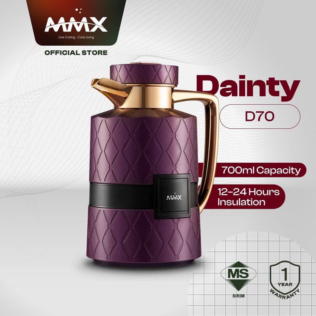 Dainty D70 Stainless Steel Thermal Vacuum Flask 700ml - Purple