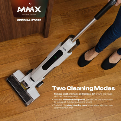 Aero Max Pro S738 Wet & Dry Turnkey Cordless Floor Washer Vacuum Cleaners Care Appliances