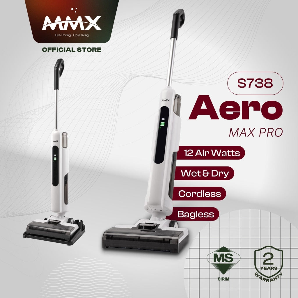 Aero Max Pro S738 Wet & Dry Turnkey Cordless Floor Washer Vacuum Cleaners Care Appliances