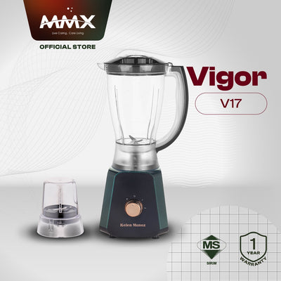 Kelen Munoz Vigor V17 6-in-1 BPA Free Blender 500W 1.75L - Green