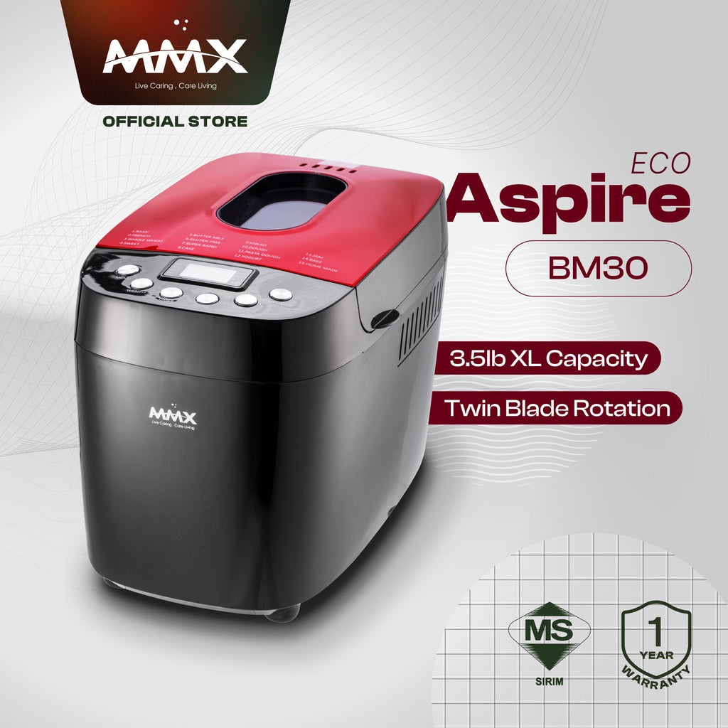 Aspire Eco BM30 Bread Maker XL 3.5LB